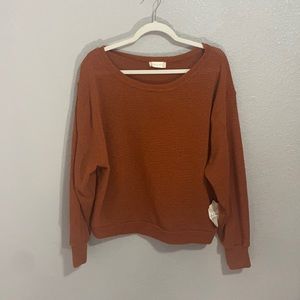 Altar’d State Cognac Sweater Size Medium